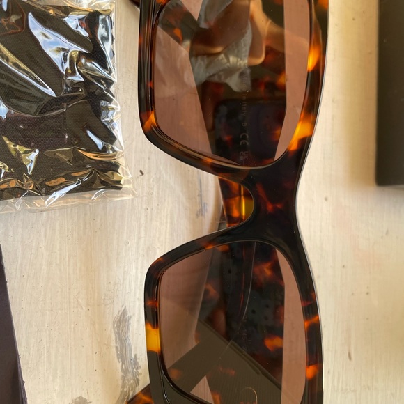 Prada Havana Honey Butterfly Sunglasses - Picture 6 of 9